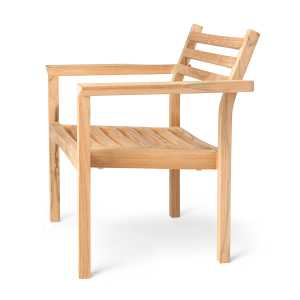 Carl Hansen - AH601 Outdoor Lounge Chair, Teak unbehandelt