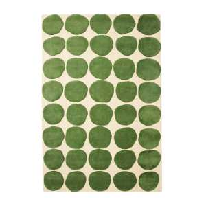 Chhatwal & Jonsson Dots Teppich Khaki-cactus green 180 x 270cm