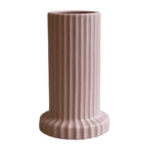 DBKD Stripe Vase 18cm Apricot
