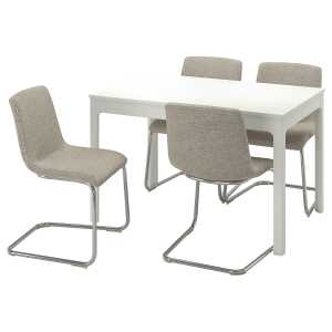 EKEDALEN / LUSTEBO Tisch und 4 Stühle