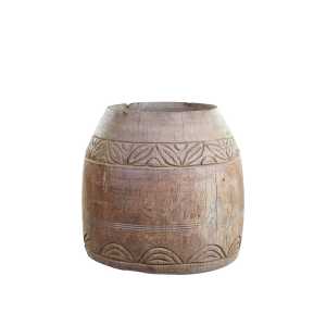 Grimaud Deko Vase aus Holz, H32/Ø32,5 cm natur