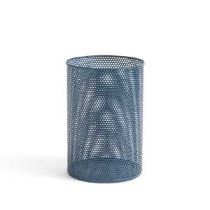 HAY Perforated Papierkorb Petrol blue, medium