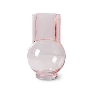 HKliving - Glas Vase, sundae pink