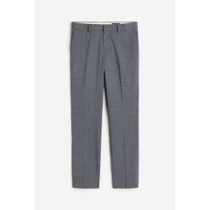 H&M Anzughose in Slim Fit Dunkelgraumeliert, Anzughosen Größe 62. Farbe: Dark grey marl