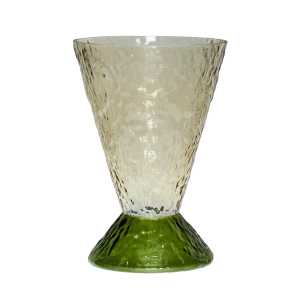 Hübsch Interior - Abyss Vase, grün / braun