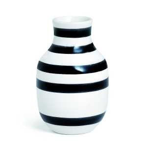 Kähler Omaggio Vase klein 12,5cm Schwarz