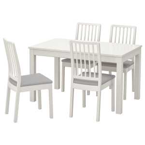 LANEBERG / EKEDALEN Tisch und 4 Stühle