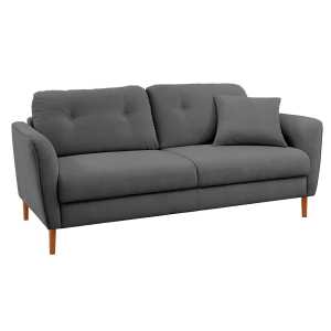 MONDO Sofa 2,5-Sitzer SMILDA Matrix steel - B. 192 cm - Stoffbezug