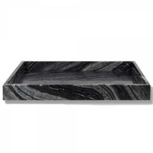 Mette Ditmer Servierplatte Tablett Marble Black / Grey