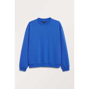 Monki Lässiger Pullover Knallblau, Sweatshirts in Größe XL. Farbe: Bright blue