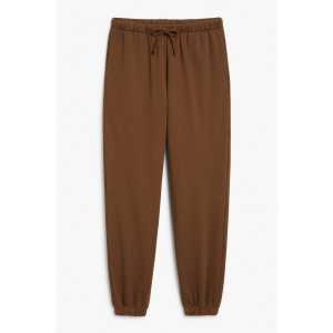 Monki Sportliche braune Sweatpants Braun, Jogginghosen in Größe XL. Farbe: Brown