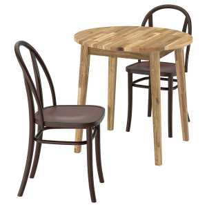 NACKANÄS / SKOGSBO Tisch und 2 Stühle