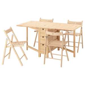 NORDEN / FRÖSVI Tisch und 4 Stühle