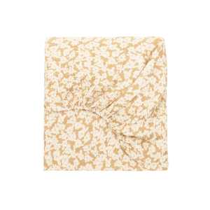 Nobodinoz - Wabi Sabi Spannbettlaken, 70 x 140 x 15 cm, golden brown sakura