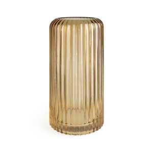 Nuuck - Silje Glas Vase Ø 11,5 x H 24 cm, amber