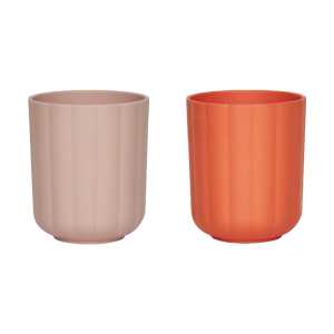 OYOY Pullo Becher 2er-Pack Rose-Apricot