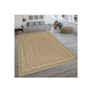 Outdoorteppich In- & Outdoor Teppich Sisal-Design Skandi, Paco Home, Rechteckig, Höhe: 4 mm