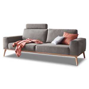 SCHÖNER WOHNEN-Kollektion Sofa 2-Sitzer STAGE Stoff Trend purple-grau - verstellbares Rückenteil - B/T. 200 x 104 cm