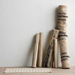 Södahl - Line Teppich, 75 x 150 cm, beige / ash