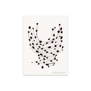 The Poster Club - Dancing Dots von Leise Dich Abrahamsen, 40 x 50 cm