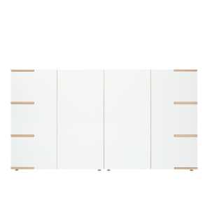 Tojo - stau Sideboard side, 200 x 110 cm, weiß