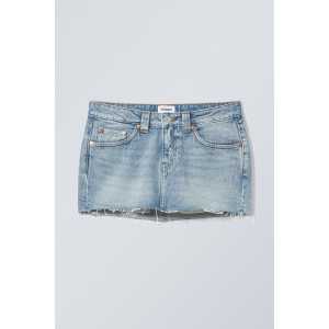 Weekday Jeans-Minirock mit Gürtel Blue Delight, Röcke in Größe 44