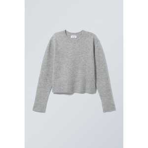 Weekday Pullover Ayla Staubiges Grau in Größe XL. Farbe: Dusty grey