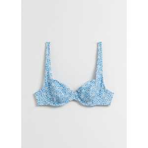 & Other Stories Balconette-Bikinioberteil mit Bügeln Himmelblau, Bikini-Oberteil in Größe 75A. Farbe: Sky blue