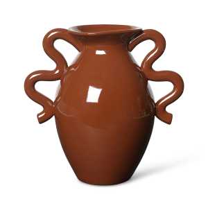 ferm LIVING Verso Vase 27cm Terracotta