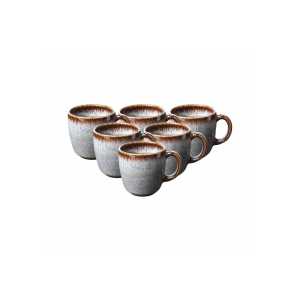 like. by Villeroy & Boch Tasse Lave Kaffeetassen 190 ml 6er Set, Steingut