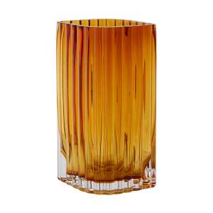 AYTM Folium Vase 20cm Amber