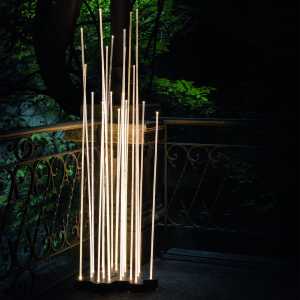 Artemide - Reeds Outdoor LED-Stehleuchte, einfach / anthrazitgrau