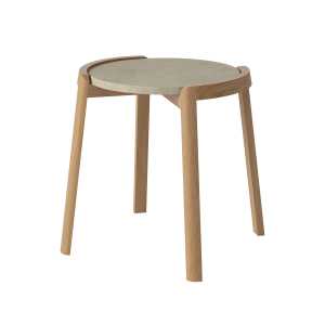 Bolia - Mix Coffee Table, Ø 46 cm, Travertin sand