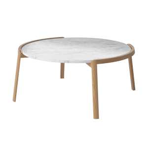Bolia - Mix Coffee Table, Ø 94 cm, Marmor weiß