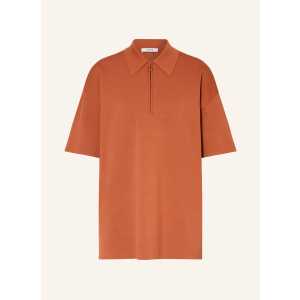 Cos Strick-Poloshirt Koi orange