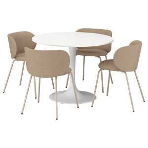DOCKSTA / KRYLBO Tisch und 4 Stühle