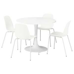 DOCKSTA / LIDÅS Tisch und 4 Stühle