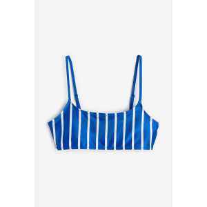H&M Bikinitop Knallblau/Gestreift, Bikini-Oberteil in Größe XXS. Farbe: Bright blue/striped