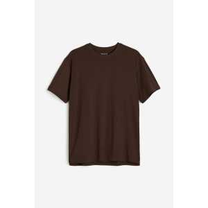 H&M DryMove™ Sport-T-Shirt in Loose Fit Dunkelbraun, Sport – T-Shirts Größe M. Farbe: Dark brown