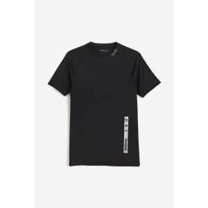 H&M DryMove™ Sport-T-Shirt in Muscle Fit Schwarz/Training, Sport – T-Shirts Größe XL. Farbe: Black/training