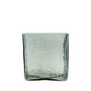 House Doctor - Square Vase, H 18 cm, hellblau