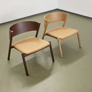 Hübsch Interior - Oblique Lounge Stuhl, Eiche / natur