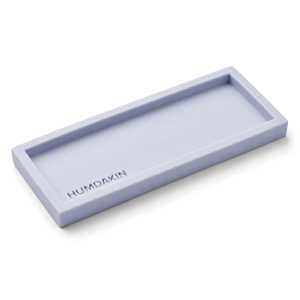 Humdakin - Light Sandstone Tablett, blue glass