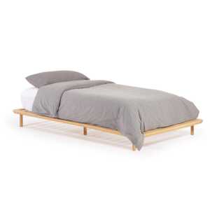 Kave Home - Anielle Bett aus massiver Esche für Matratze von 90 x 200 cm