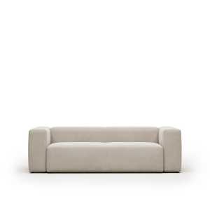 Kave Home - Blok 3-Sitzer Sofa beige 240 cm