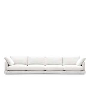 Kave Home - Gala 6-Sitzer-Sofa weiß 390 cm