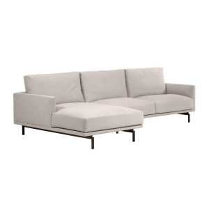 Kave Home - Galene 4-Sitzer Sofa beige mit Chaiselongue links 314 cm