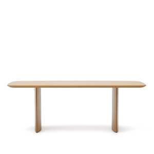 Kave Home - Litto Tisch aus Eichenfurnier 240 x 100 cm