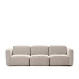 Kave Home - Neom modulares 3-Sitzer-Sofa in Beige 263 cm