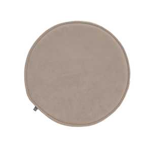 Kave Home - Rimca Sitzkissen, rund, Samt, taupe, Ø 35 cm